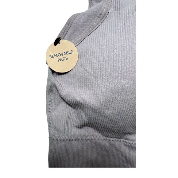 Real Underwear Womens Purple Gray Seamless Plunging Bralettes 2 Pack Sz XL New - Picture 3 of 7